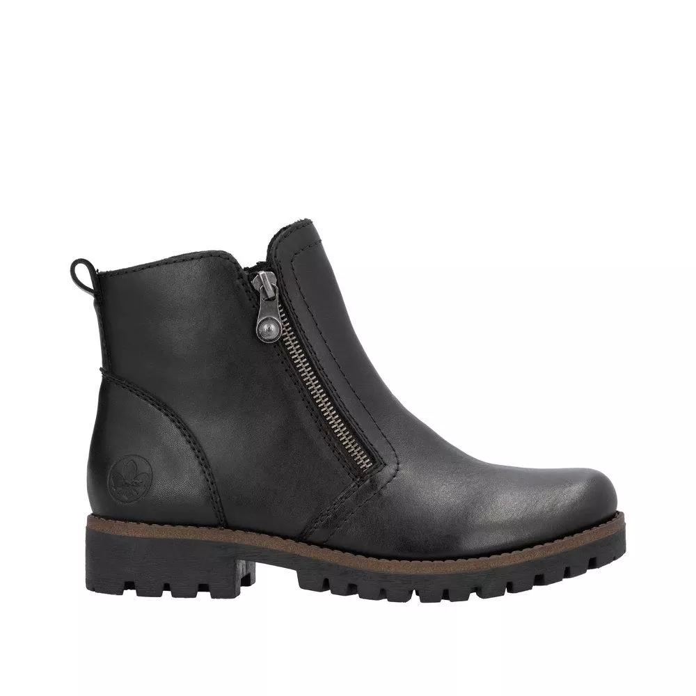 Botki RIEKER 78556-00 black
