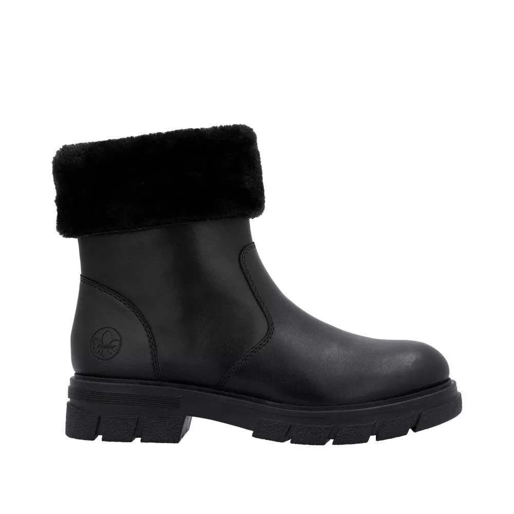 Botki RIEKER Z9188-00 black