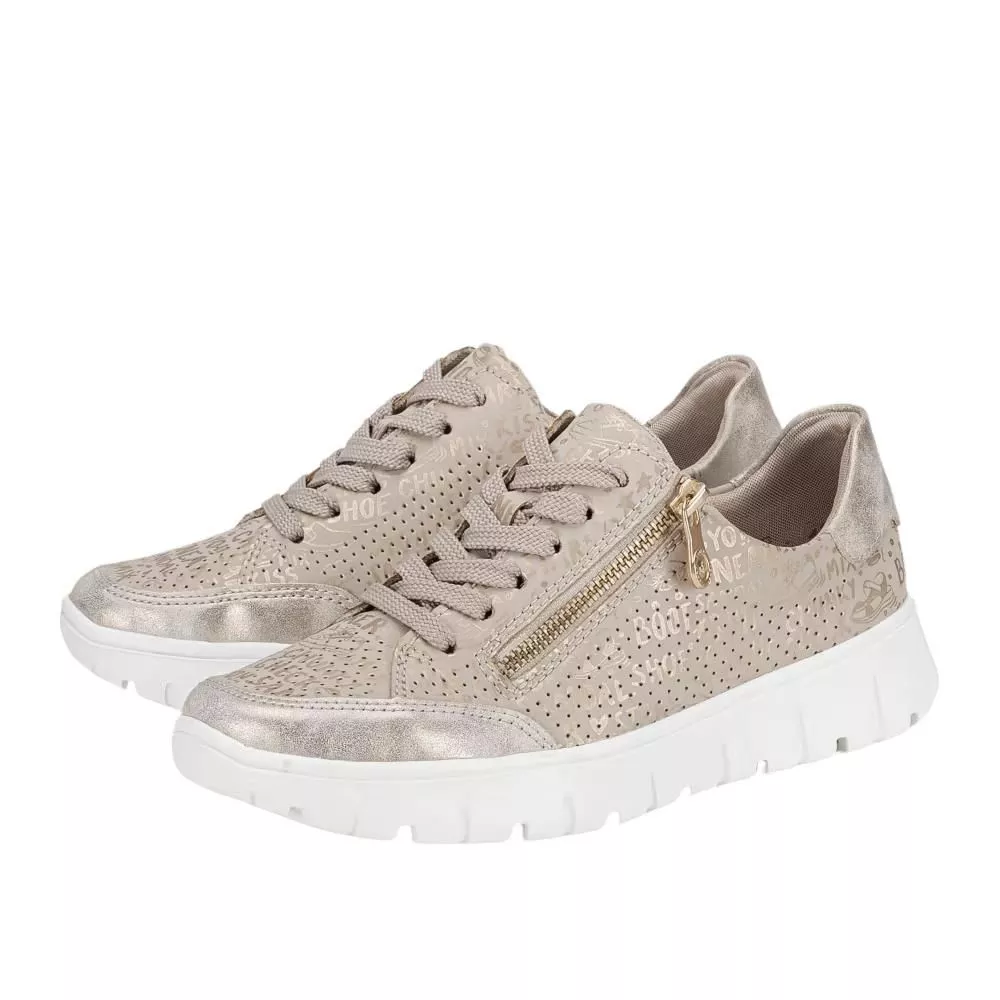 Półbuty RIEKER N1316-90 beige