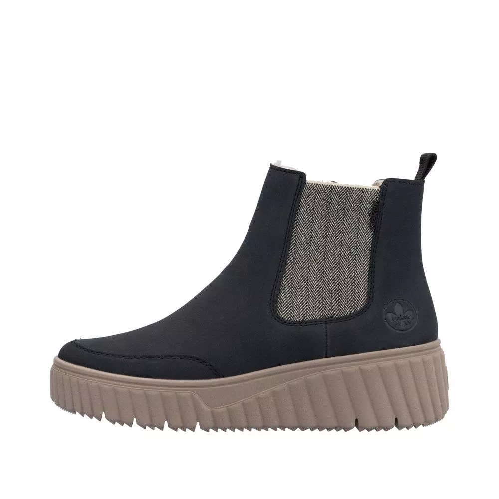 Botki RIEKER N2553-14 blue