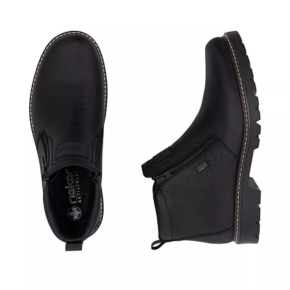 Botki RIEKER 39871-00 black