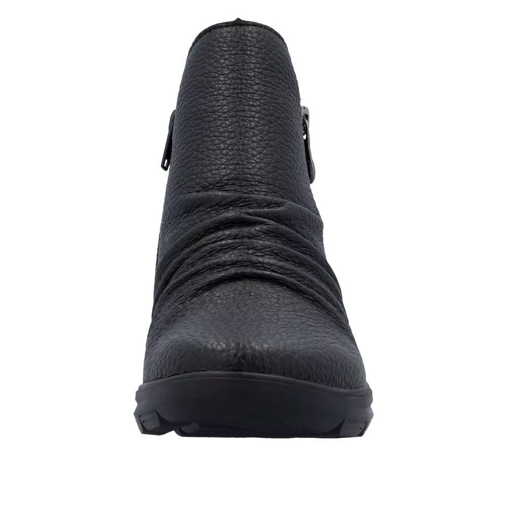 Botki RIEKER Z0056-00 black