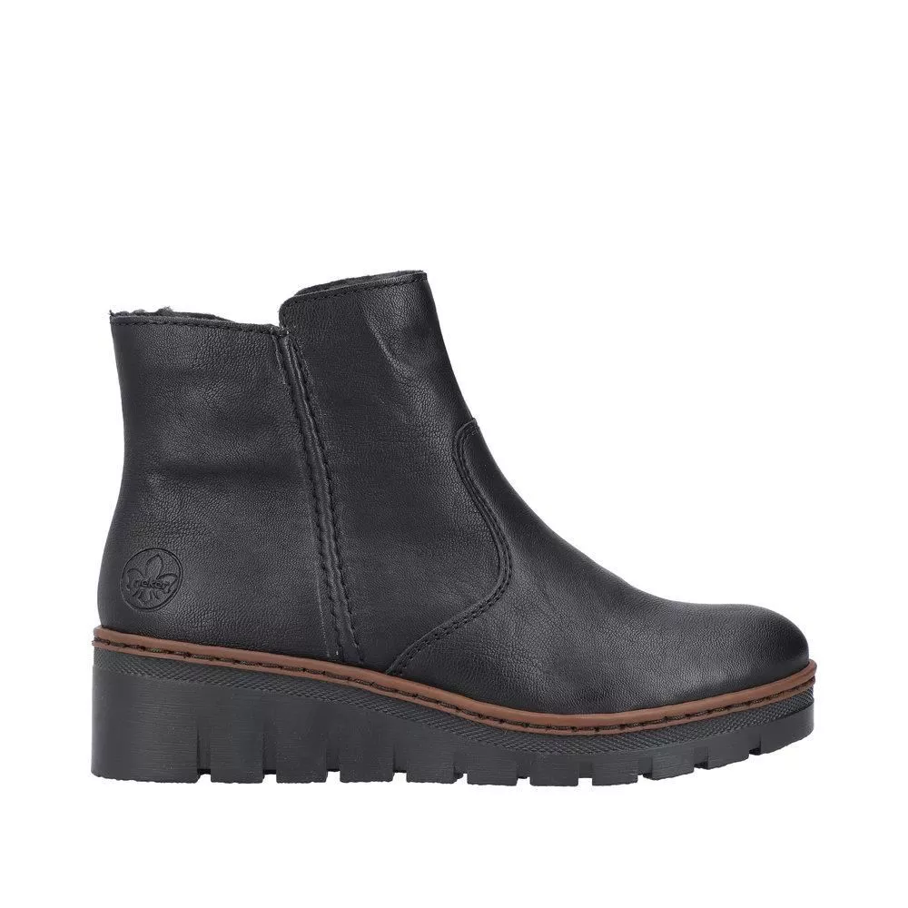 Botki RIEKER X9165-00 black