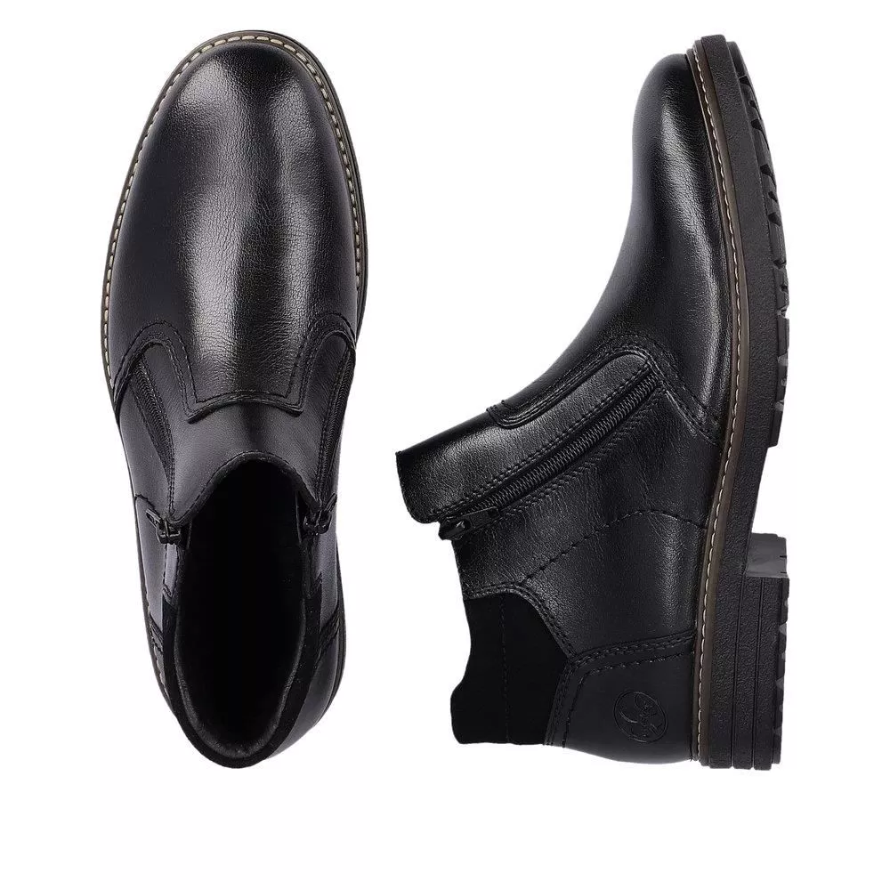 Botki RIEKER 33151-00 black