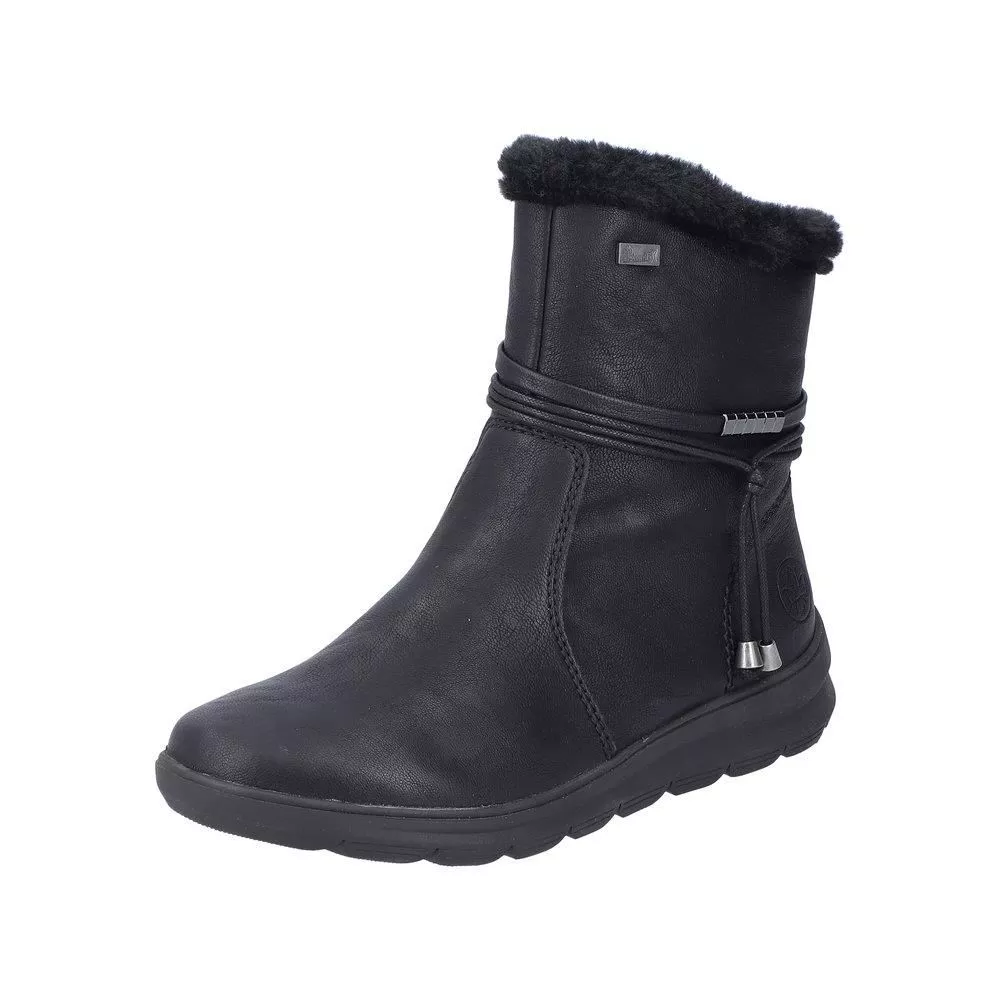 Botki RIEKER Z0070-00 black