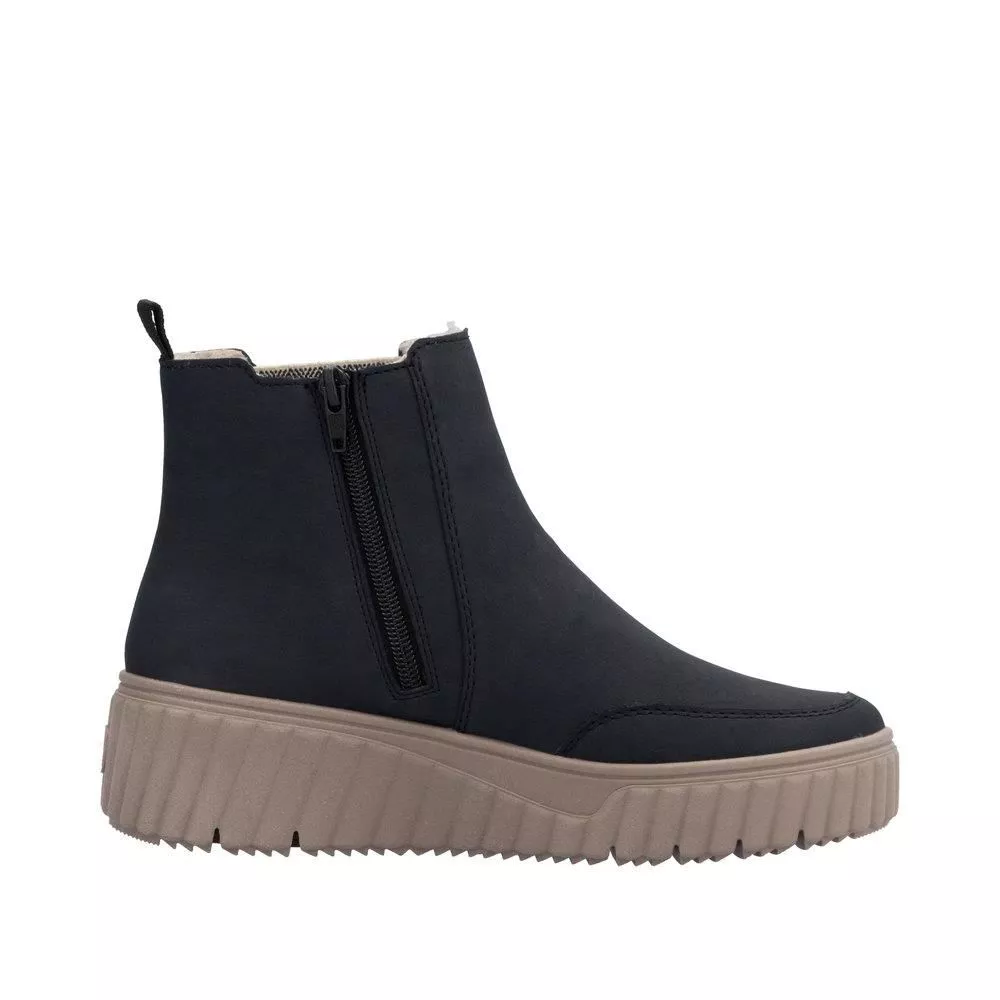 Botki RIEKER N2553-14 blue