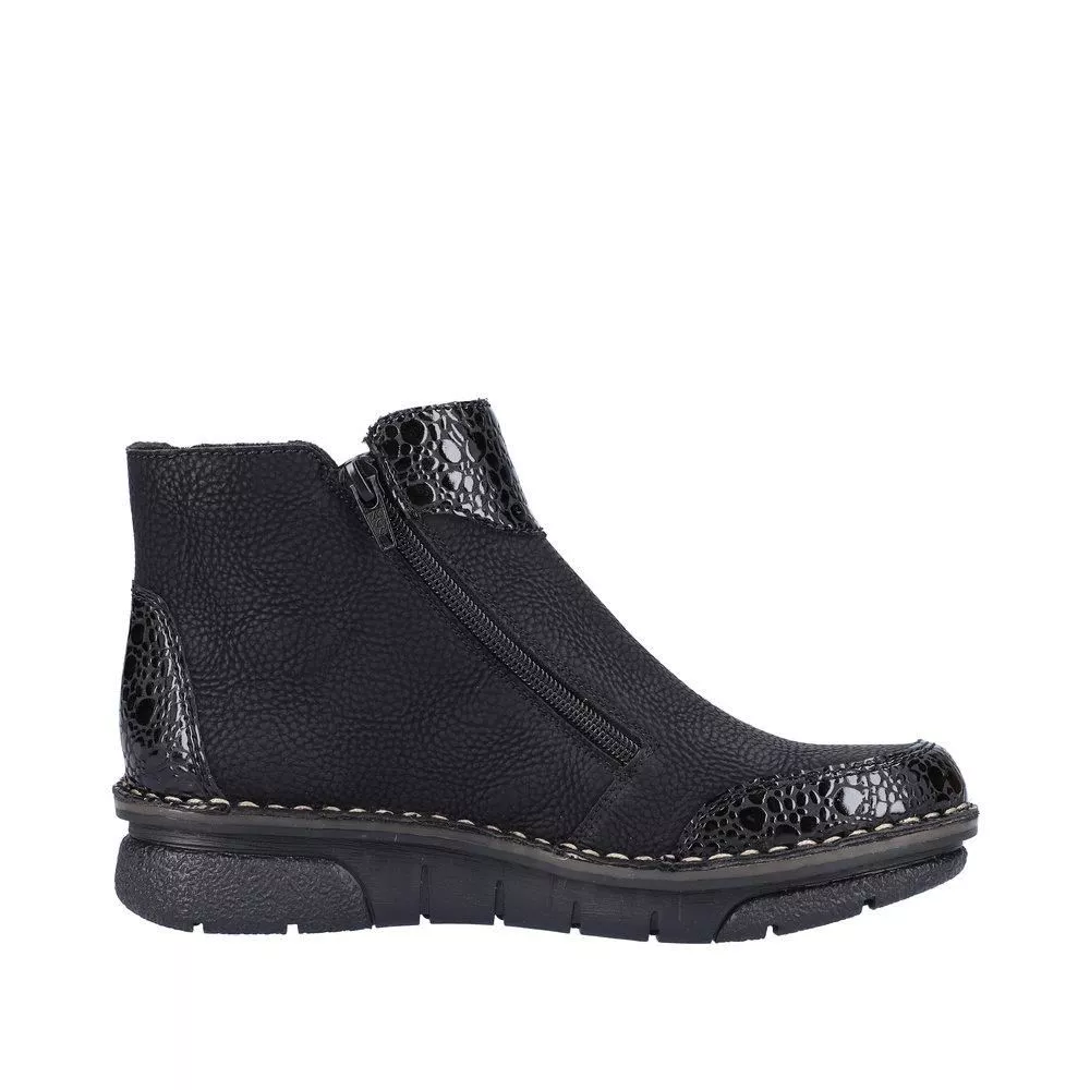 Botki RIEKER 73355-00 black