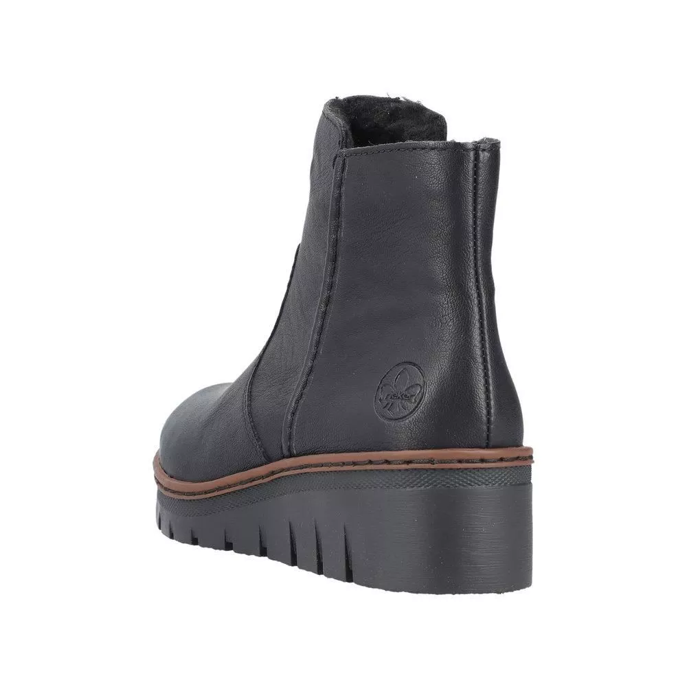 Botki RIEKER X9165-00 black