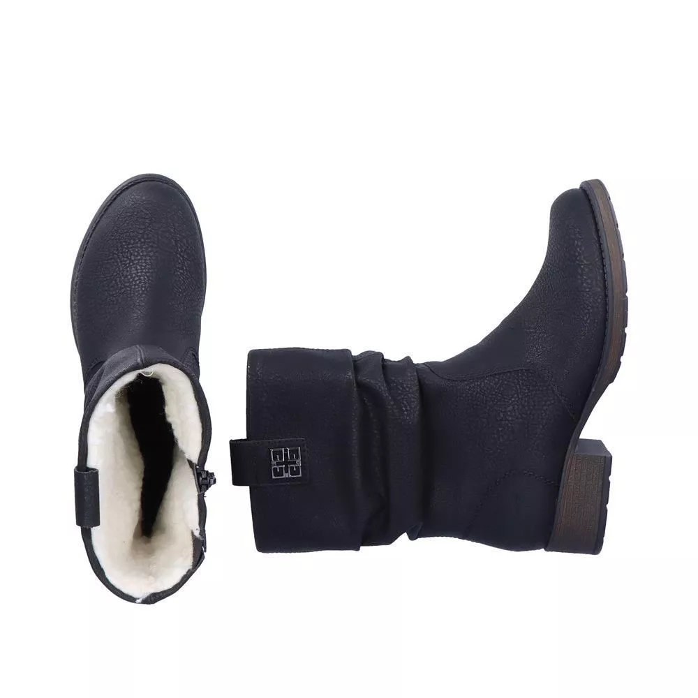 Botki RIEKER Z9583-00 black