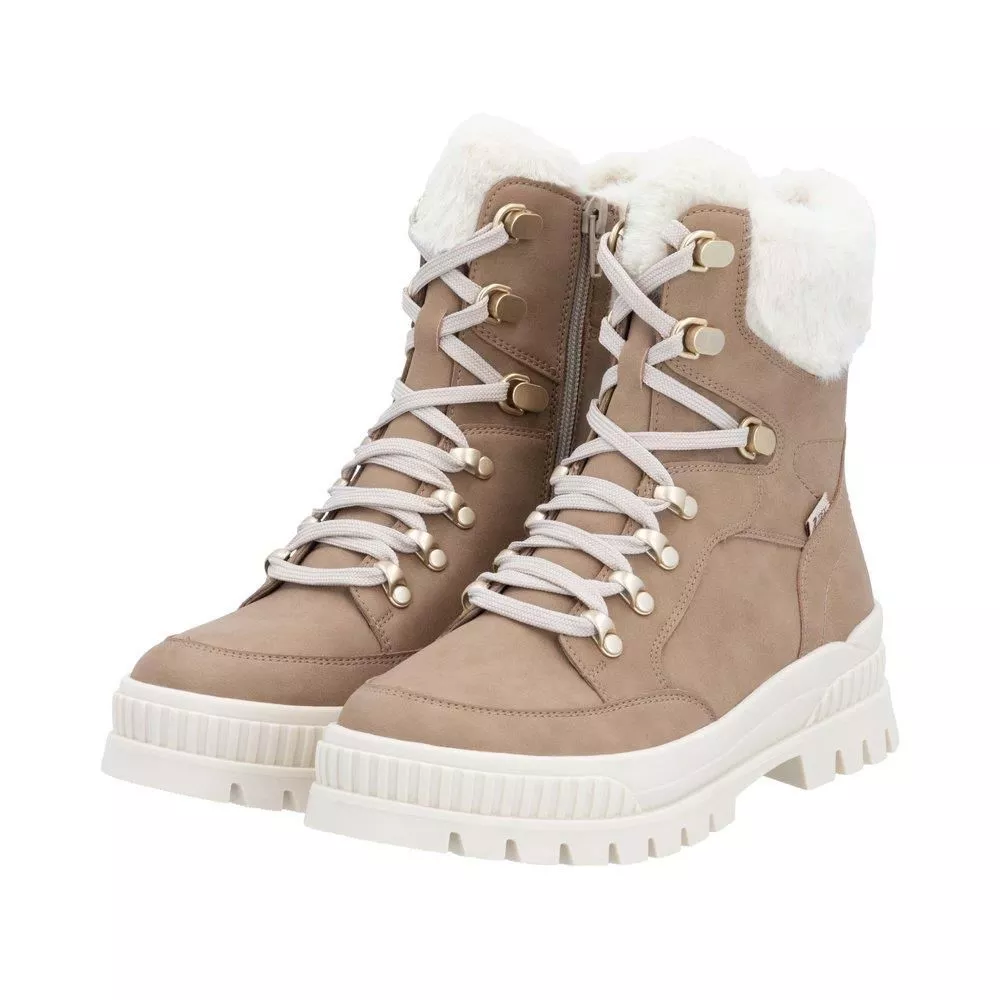 Trzewiki RIEKER W2174-20 beige