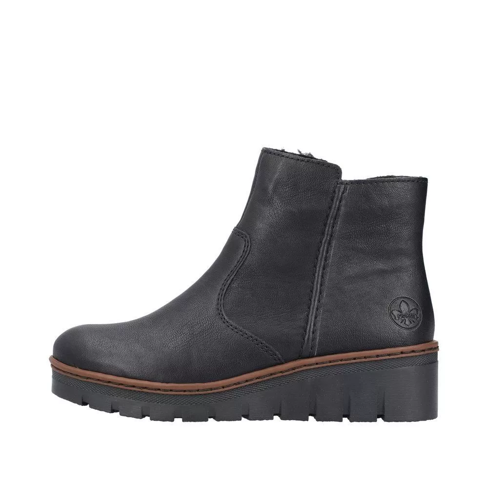 Botki RIEKER X9165-00 black