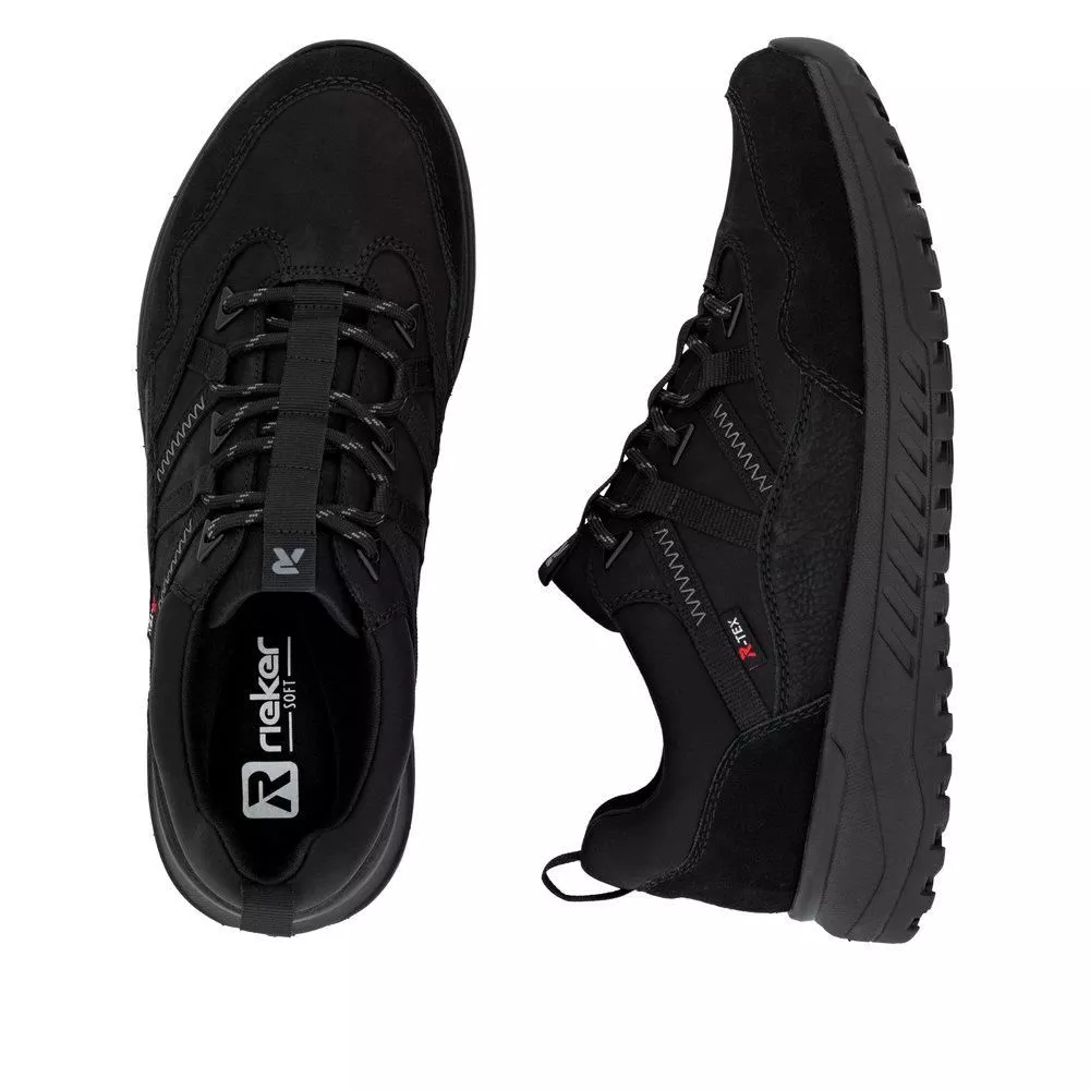 Półbuty RIEKER U0104-00 black