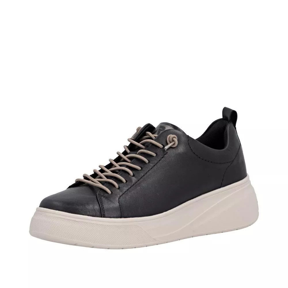 Półbuty RIEKER W2301-00 black