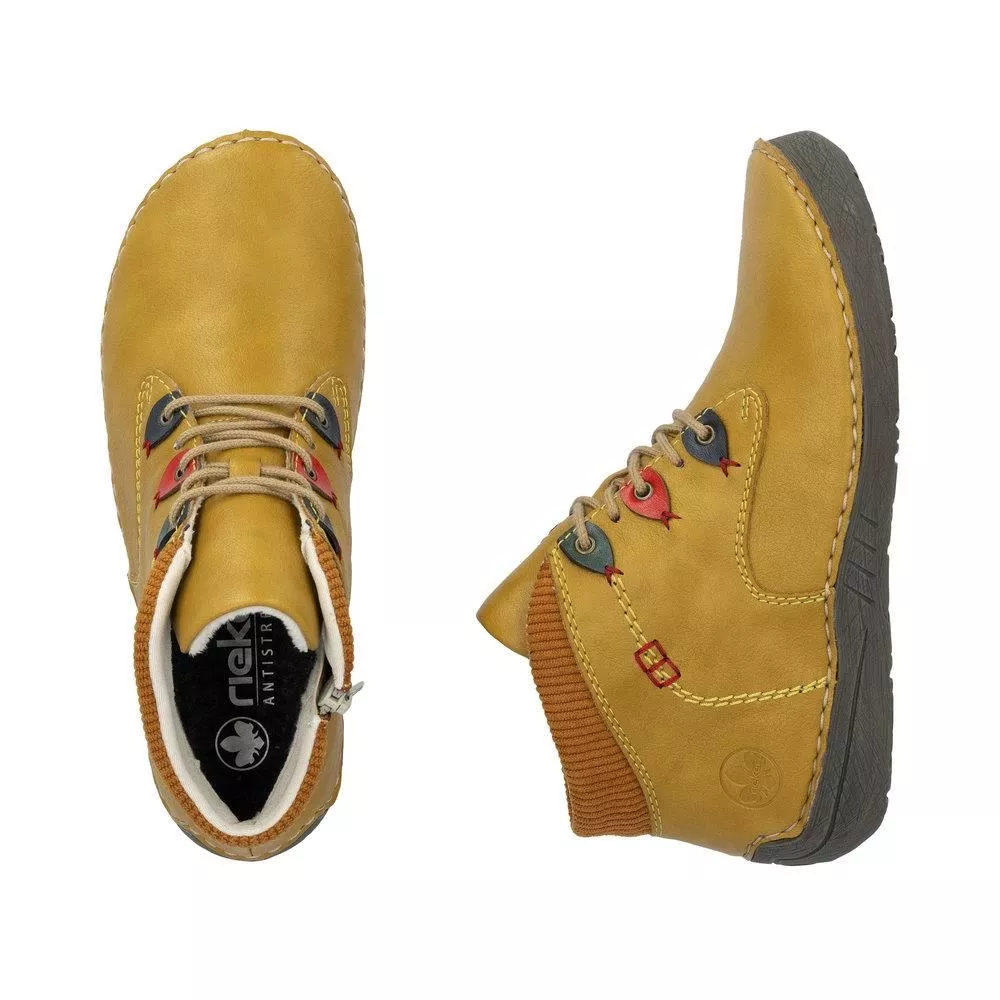 Trzewiki RIEKER 52544-68 yellow