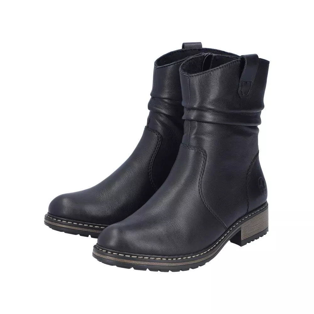 Botki RIEKER Z6883-00 black