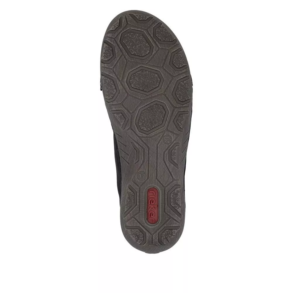 Półbuty RIEKER 52514-00 black
