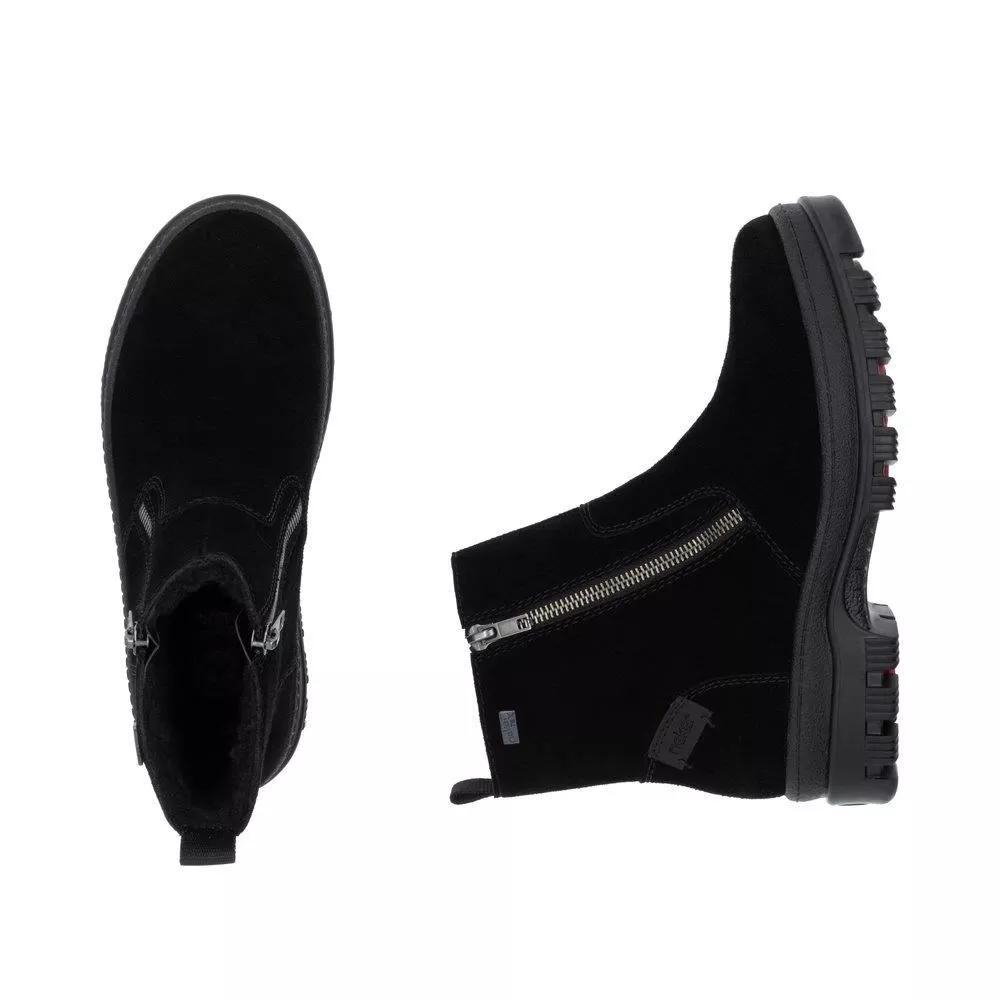 Botki RIEKER X8251-00 black
