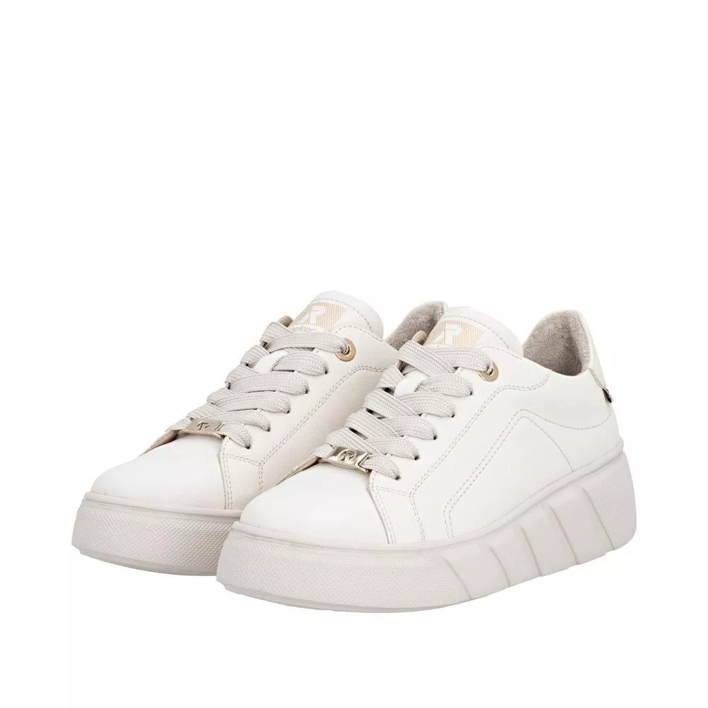 Półbuty RIEKER W2601-82 white