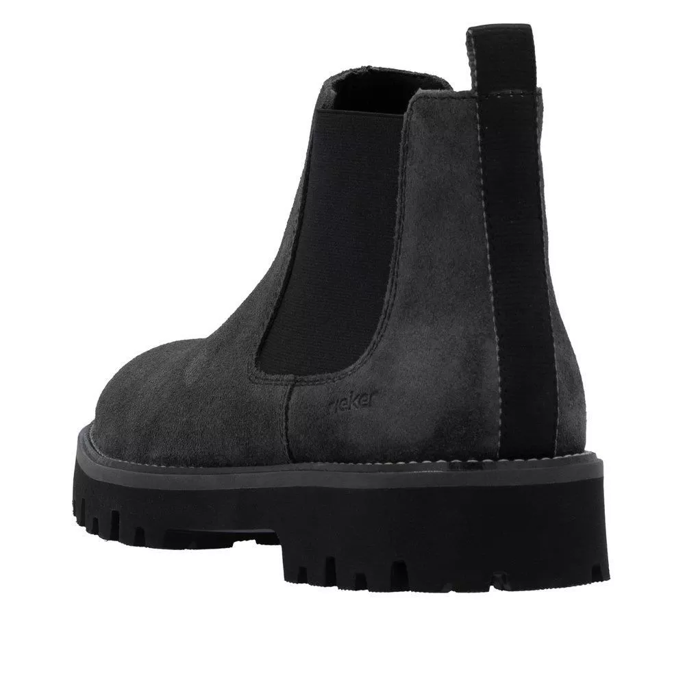Botki RIEKER 30453-45 grey
