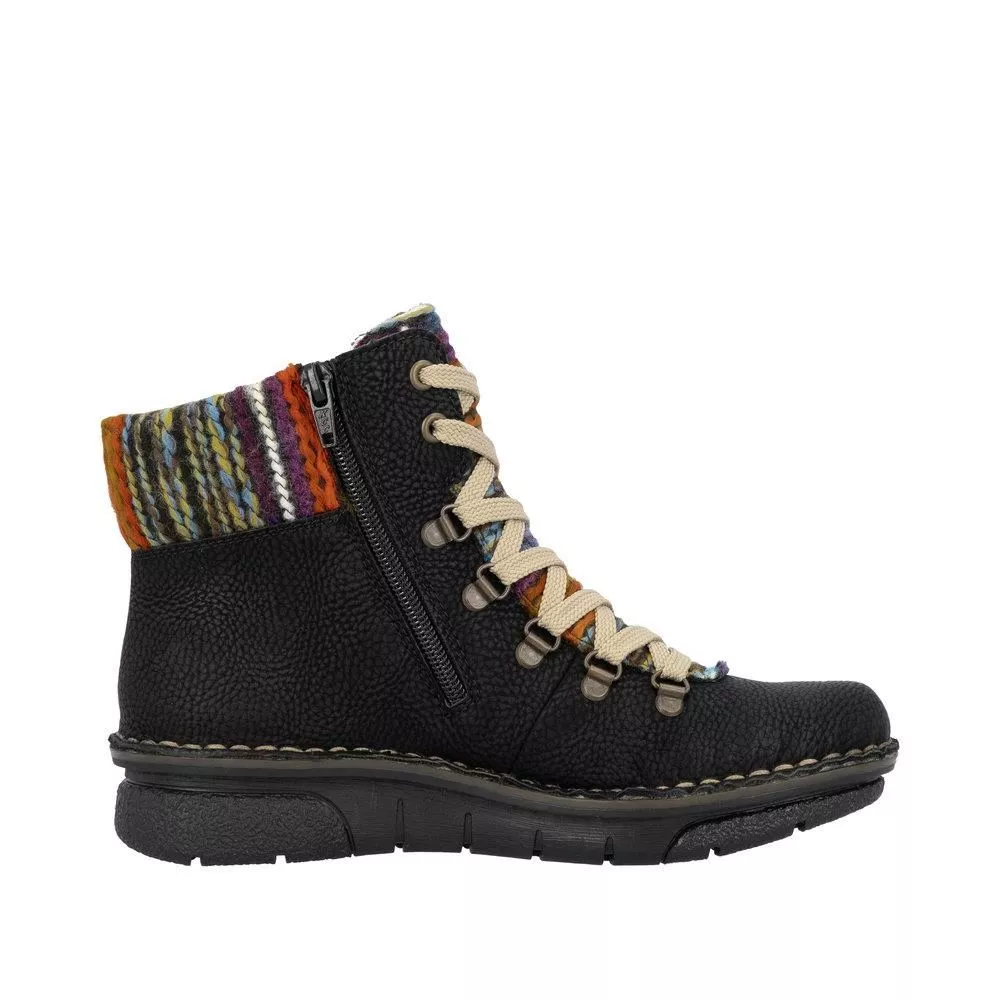 Trzewiki RIEKER 73343-00 black