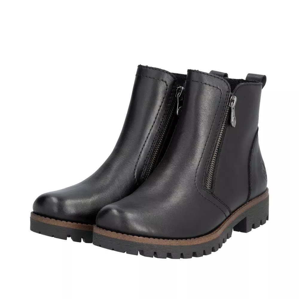 Botki RIEKER 78556-00 black