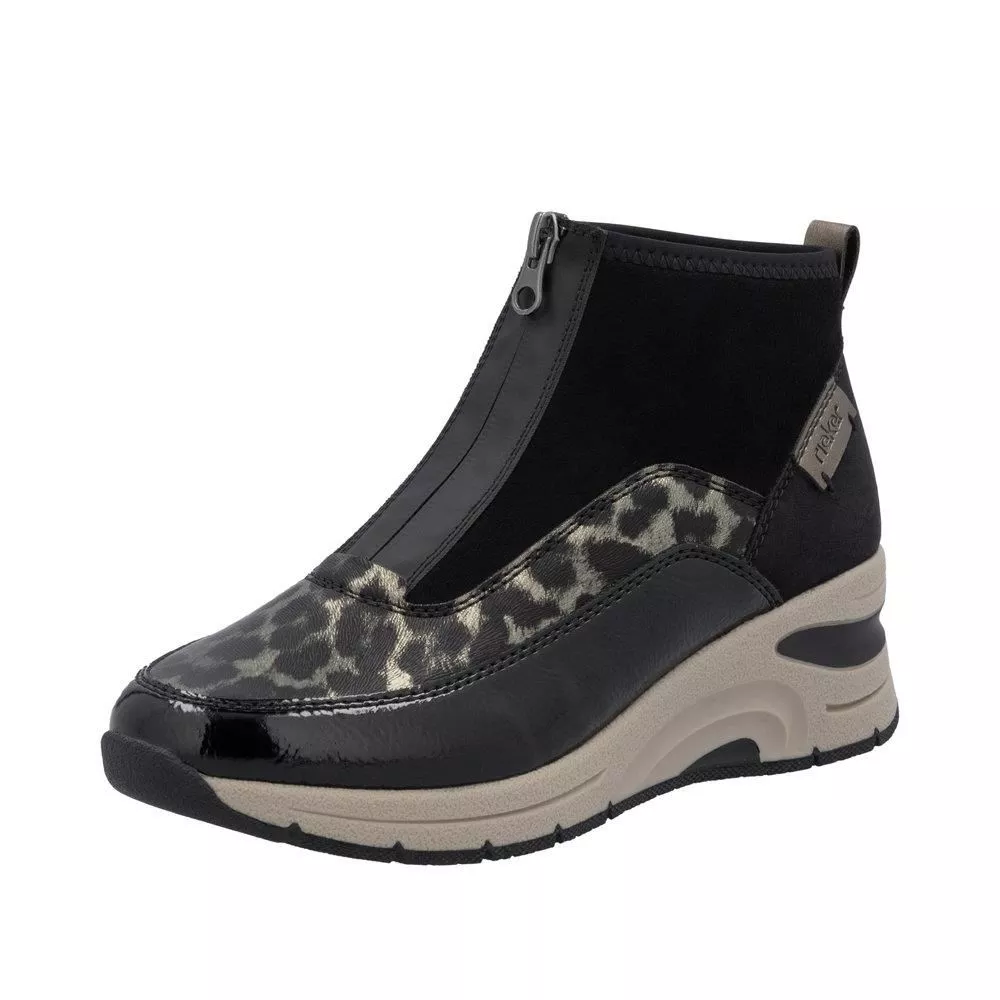 Botki RIEKER N9362-00 black