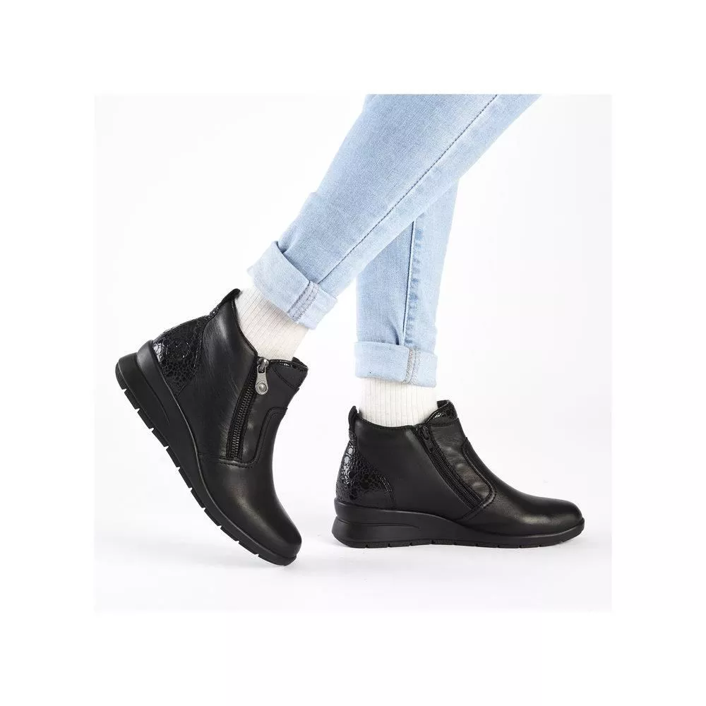 Botki RIEKER L4861-00 black