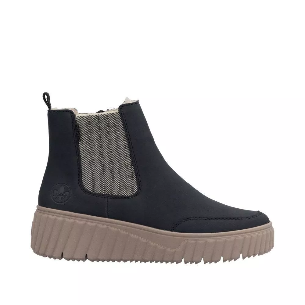 Botki RIEKER N2553-14 blue