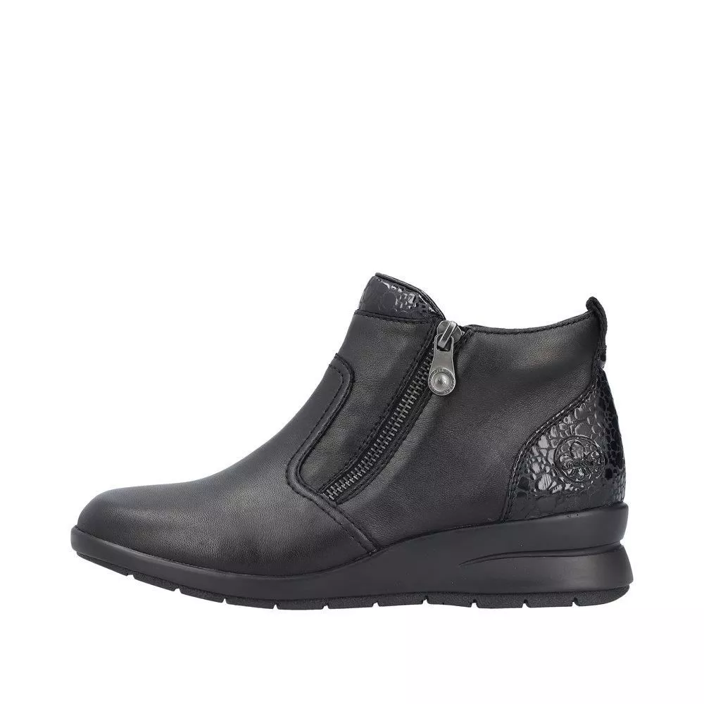 Botki RIEKER L4861-00 black