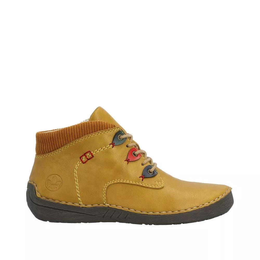 Trzewiki RIEKER 52544-68 yellow