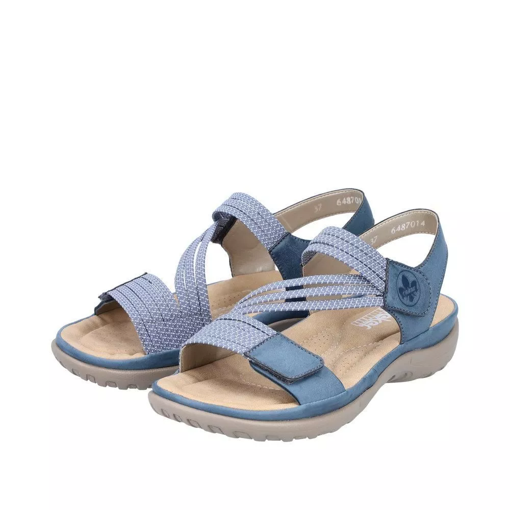 Sandały RIEKER 64870-14 blue