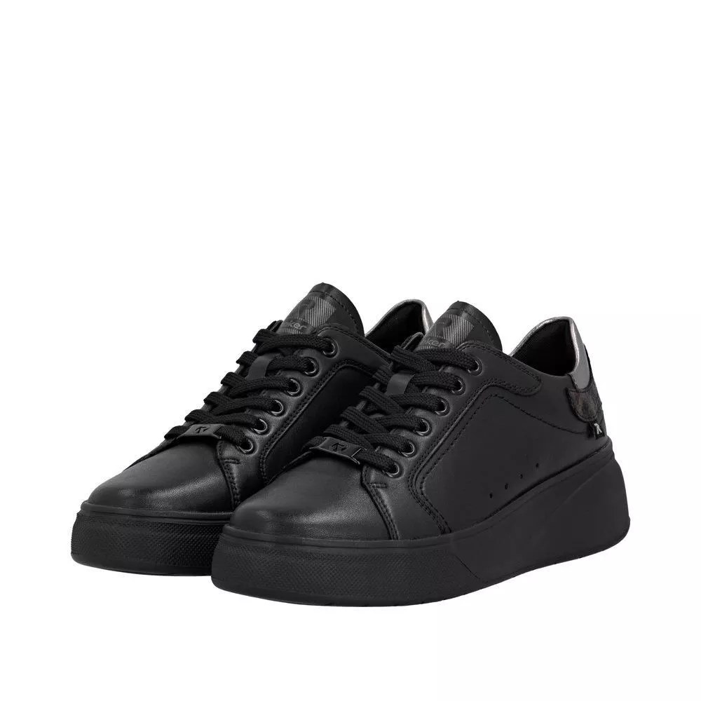 Półbuty RIEKER W2303-00 black