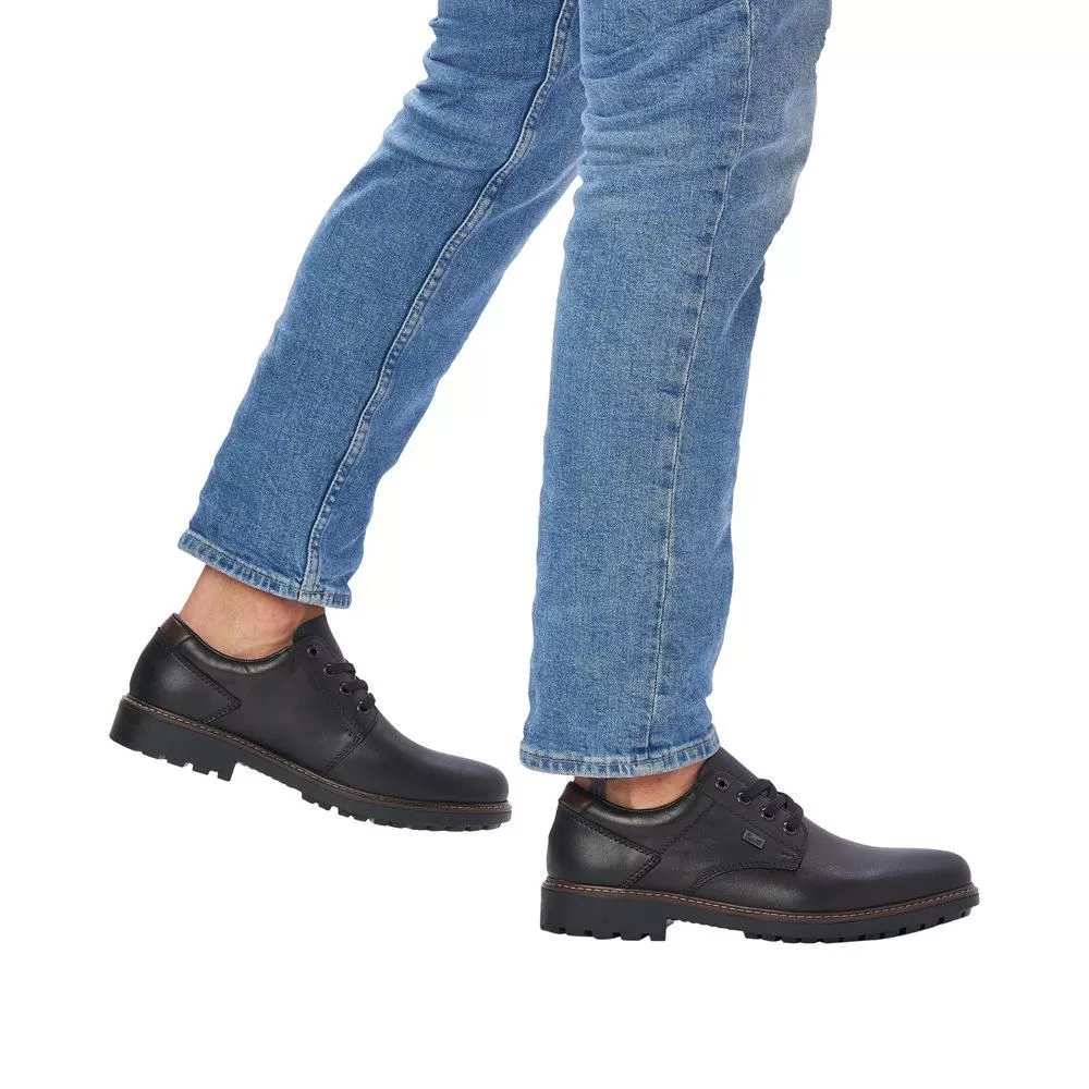 Półbuty RIEKER F4611-00 black