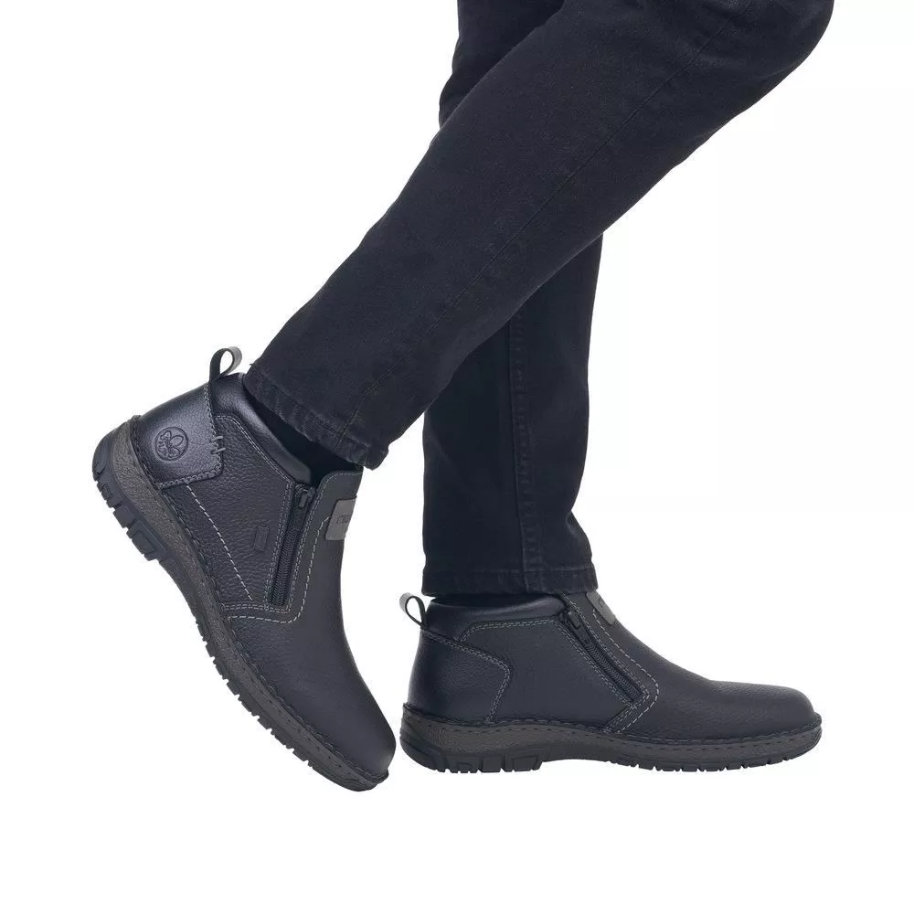 Botki RIEKER 05157-00 black
