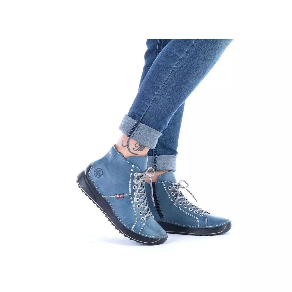 Trzewiki RIEKER 71510-14 blue