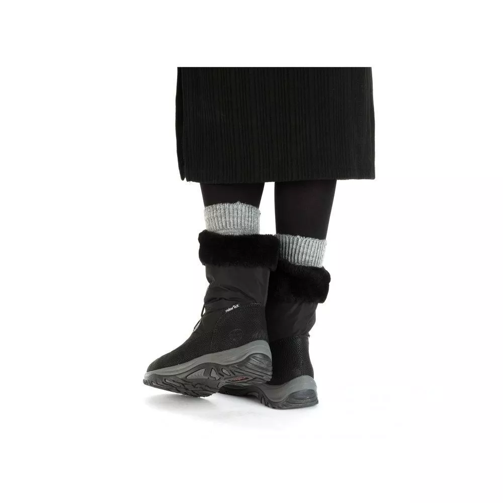 Botki RIEKER M9683-00 black