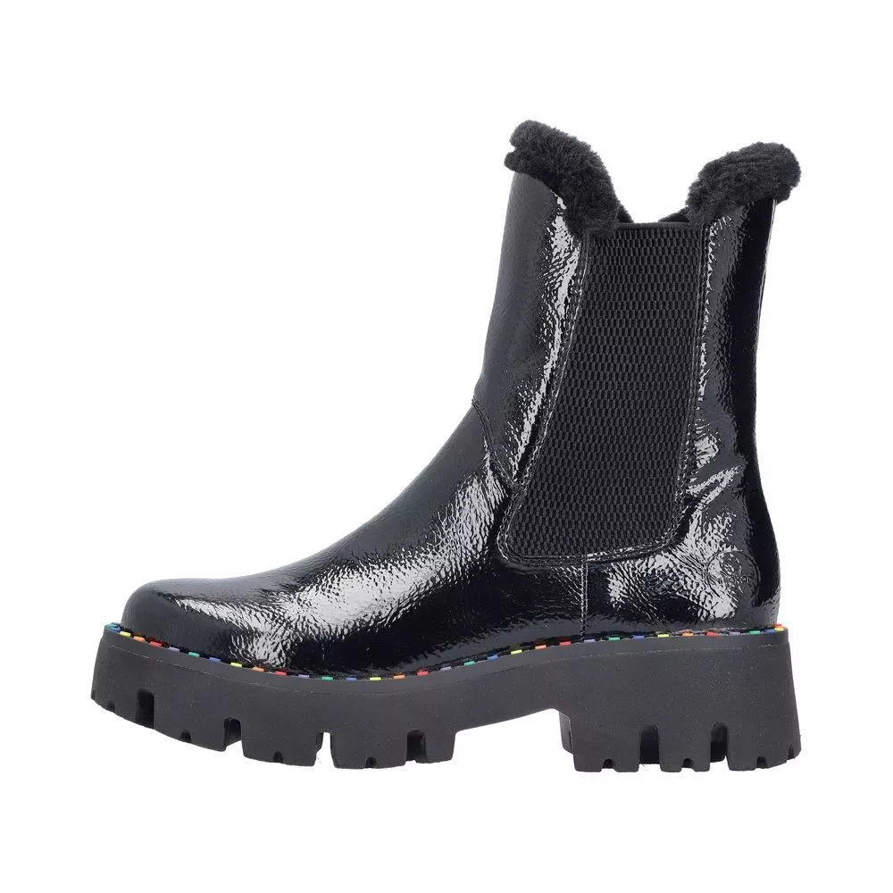 Botki RIEKER Y3350-00 black