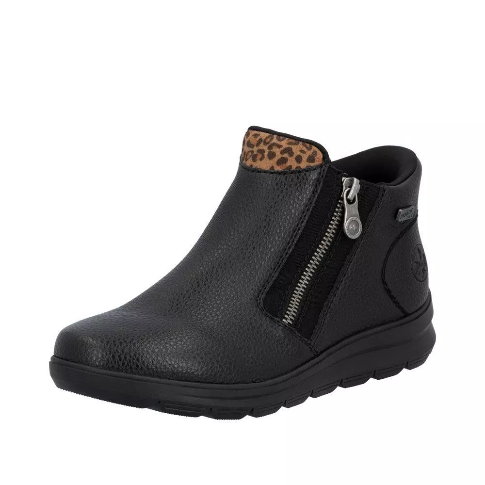 Botki RIEKER Z0059-00 black