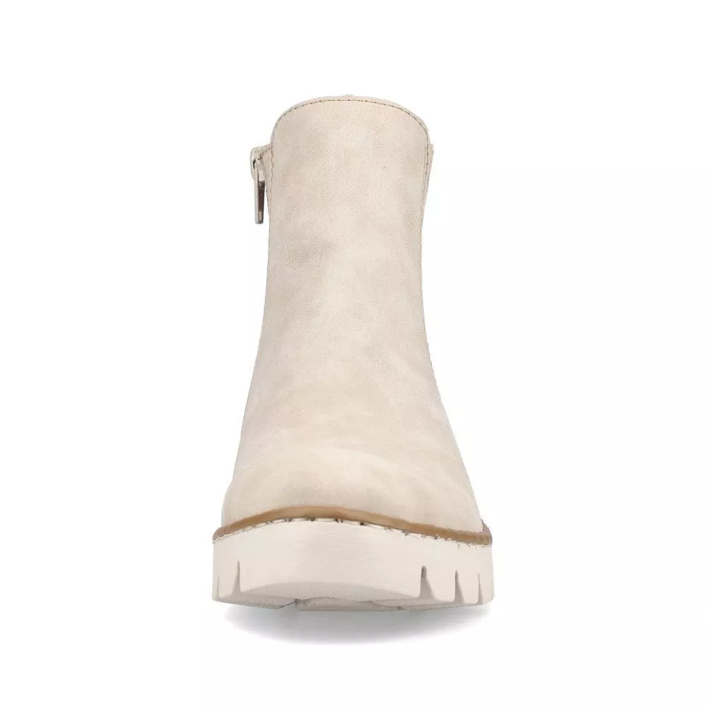 Botki RIEKER X5772-60 beige