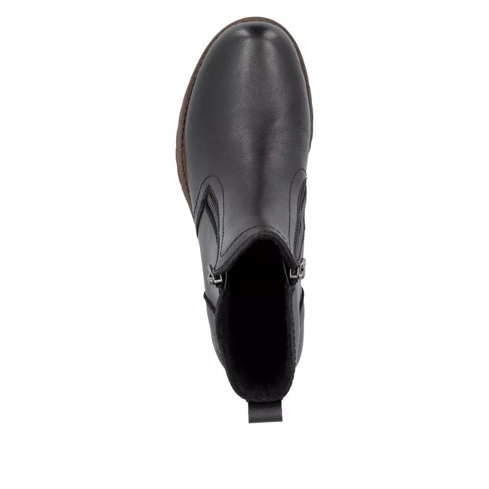 Botki RIEKER 78556-00 black