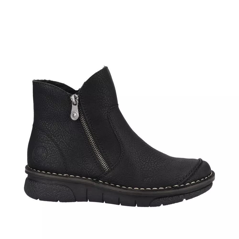 Botki RIEKER 73357-00 black