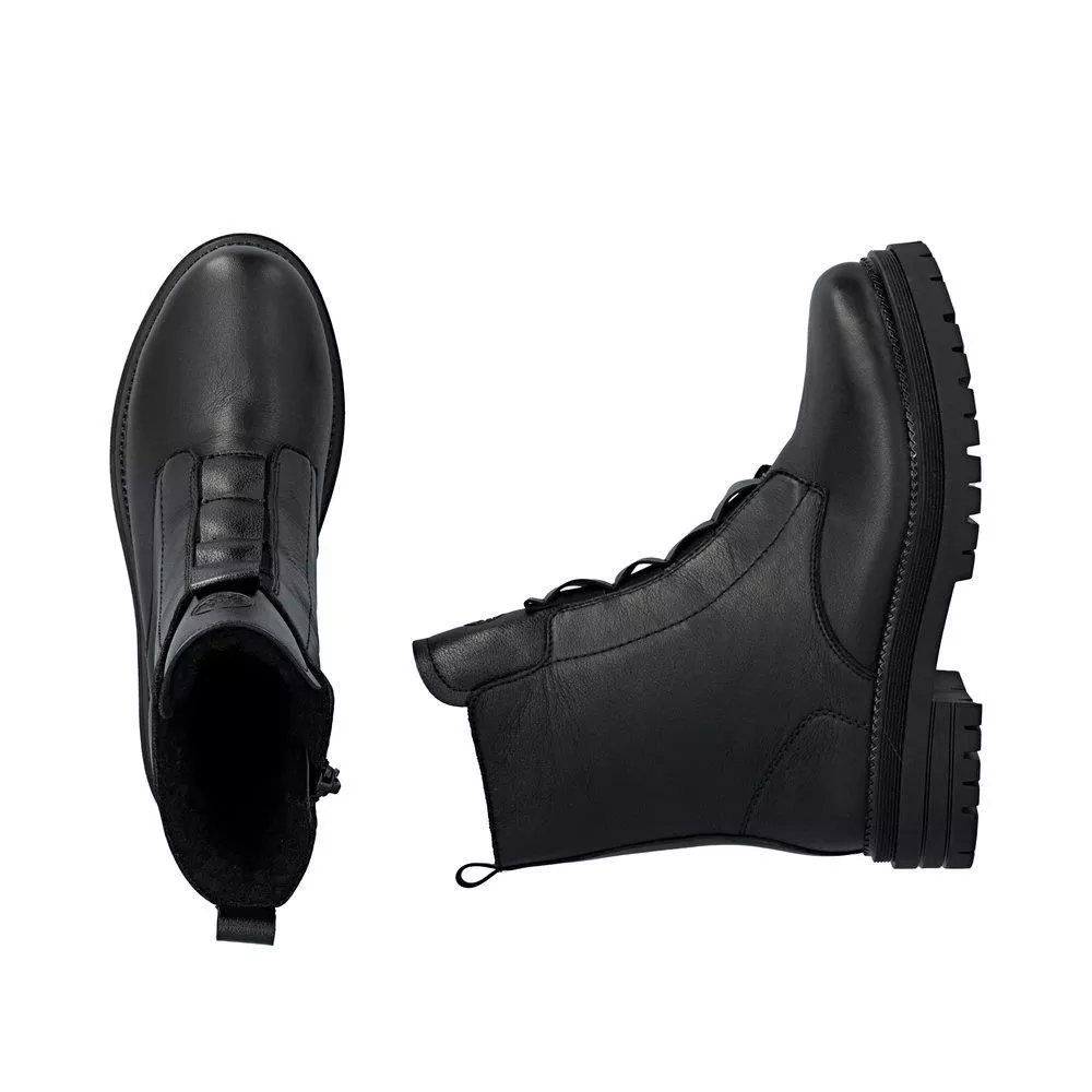 Botki RIEKER Y3160-00 black