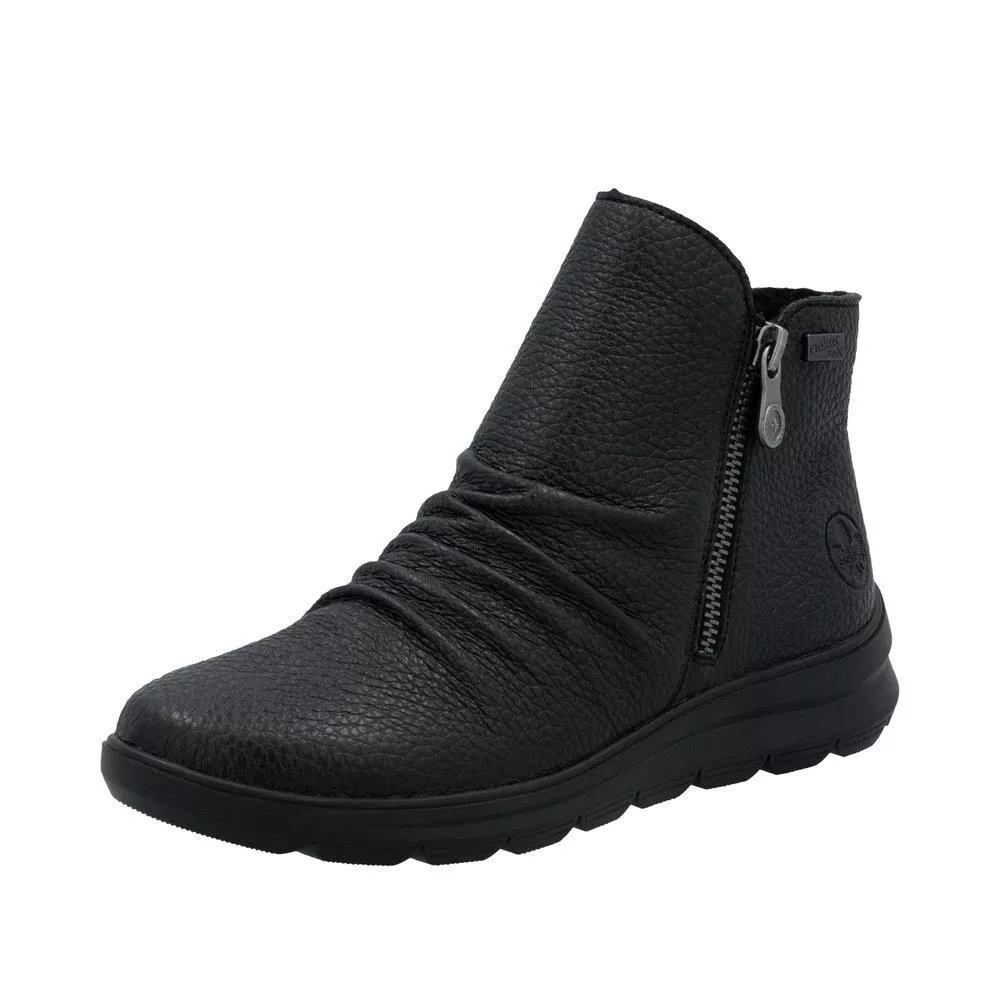 Botki RIEKER Z0056-00 black