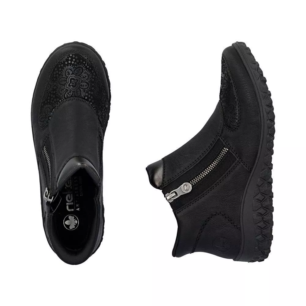Botki RIEKER 59558-00 black