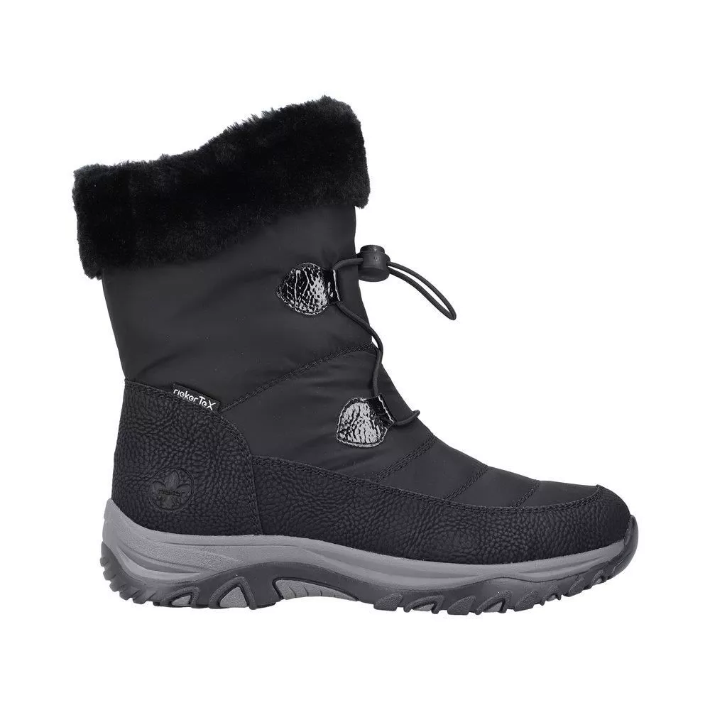 Botki RIEKER M9683-00 black