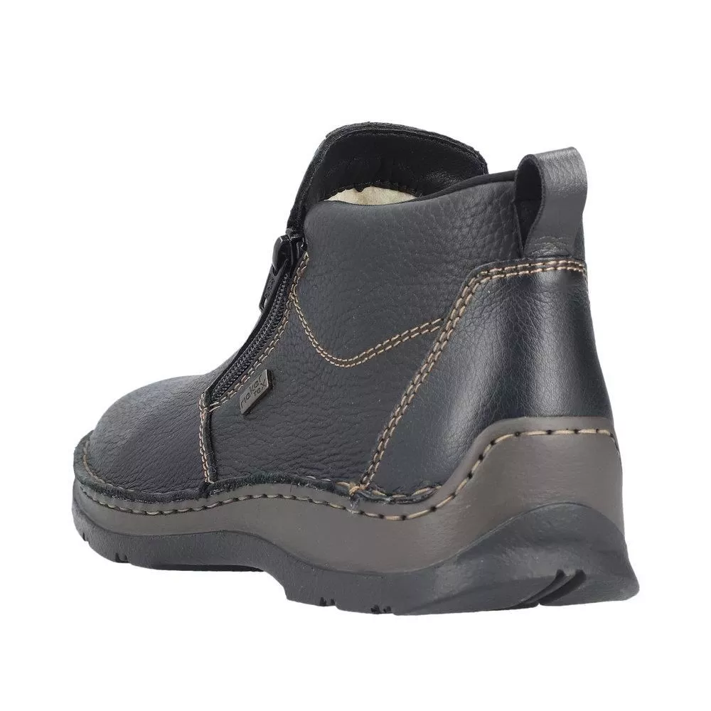 Botki RIEKER 05398-00 black