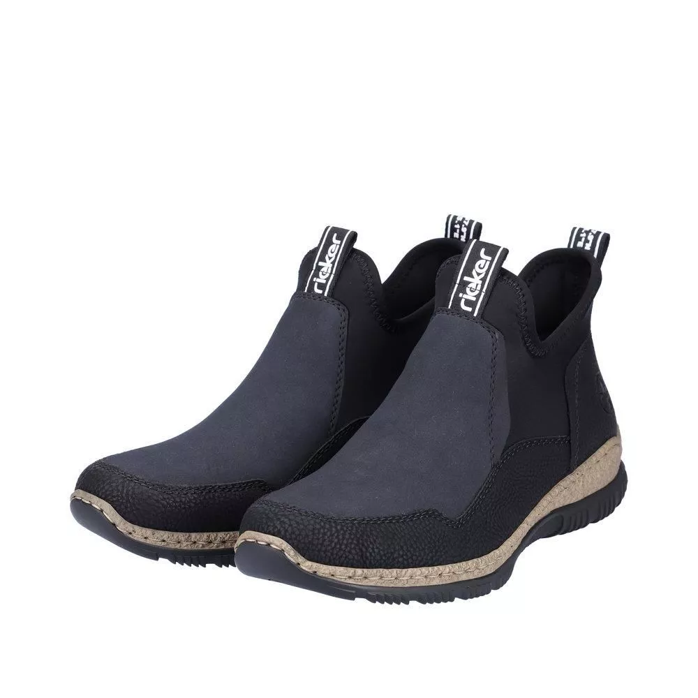 Botki RIEKER N3275-00 black