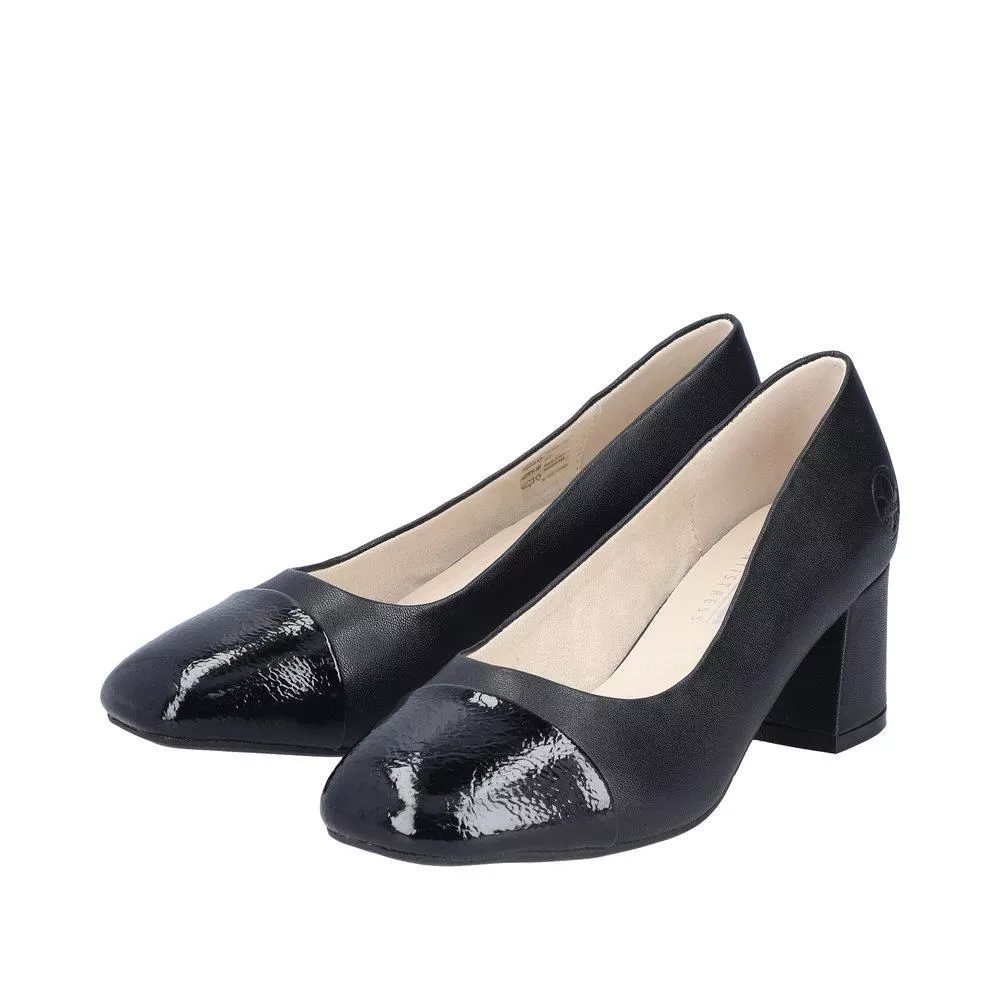 Czółenka RIEKER 44760-00 black