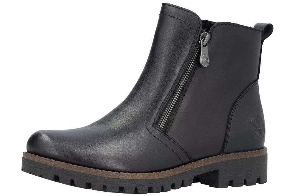 Botki RIEKER 78556-00 black