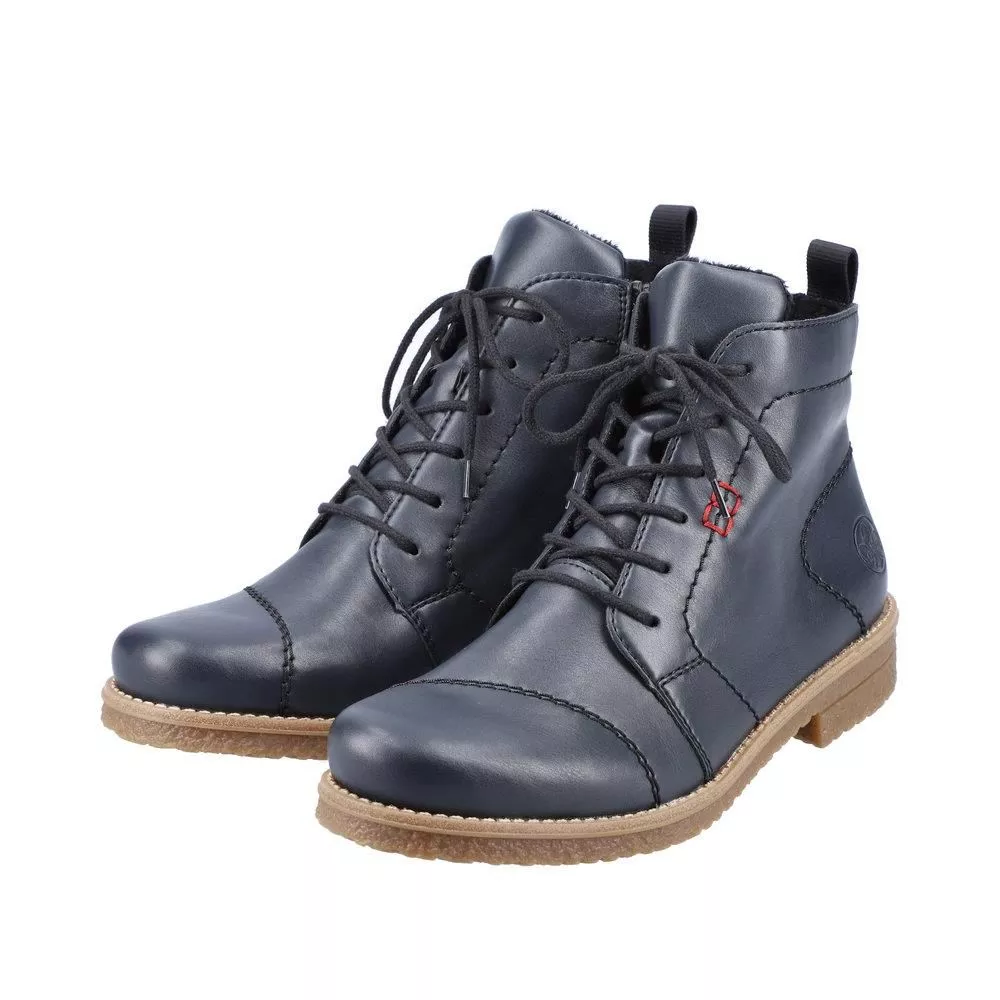 Trzewiki RIEKER 73500-14 blue